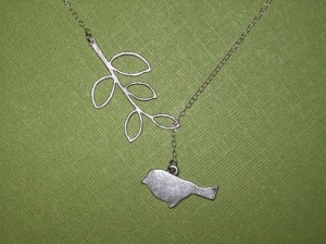 Etsy bird necklace