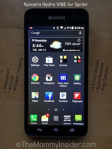 Kyocera Hydro Vibe Waterproof Lge Smartphone For Sprint A Durable